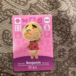 GENUINE ACNH amiibo for Benjamin